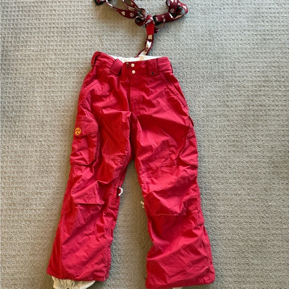 Burton Vintage Ronin Snow Pants and suspenders - Picture 1 of 8